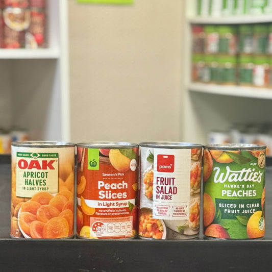 Fruity Staples - Donate 4 cans