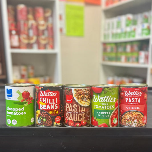 Saucy Staples - Donate 5 cans